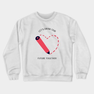 Valentine Heart Crewneck Sweatshirt